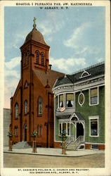 St, Casimir'S Polish R. C. Church And Rectory, 324 Sheridan Ave Postcard