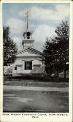 South Walpole Community Church Postcard