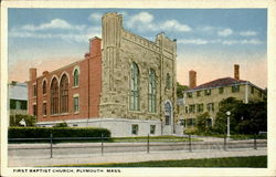 First Bapist Church Postcard