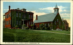 St. Mary'S Catholic Church Postcard