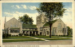 Chapin Memorial Presbyterian Church Niles, MI Postcard Postcard