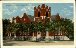 Methodist Church Chanute, KS Postcard Postcard