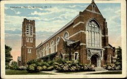 Visitation Church Kewanee, IL Postcard Postcard