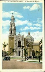 St. Vincent'S Cathedral Los Angeles, CA Postcard Postcard