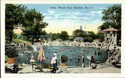 Indian Mound Park Hannibal, MO Postcard Postcard