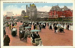 Marlboro-Blenheim Hotel and Broadwalk Postcard