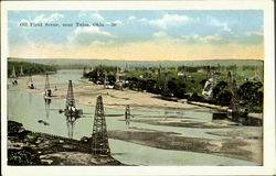 Oil Field Scene Postcard