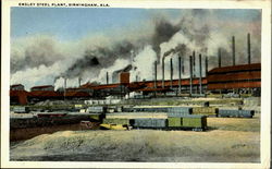 Ensley Steel Plant Postcard