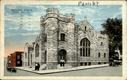 Methodist Church Paris, KY Postcard Postcard