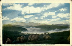 Mohawk Trail, Deerfield Valley from Whitcomb Summit after a Storm Postcard