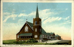 St. Patrick's Church Hampton Beach, NH Postcard Postcard