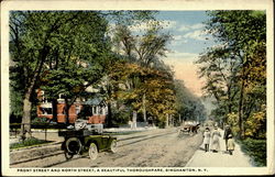 Front Street And North Street A Beautiful Thoroughfare Postcard