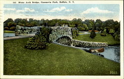 Stone Arch Bridge Cazenovia Park Postcard