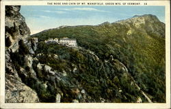 The Nose And Chin Of Mt. Mansfield Postcard