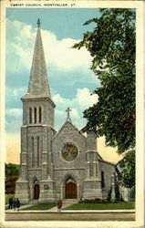 Christ Church Montpelier, VT Postcard Postcard