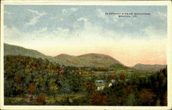 Elephant'S Head Mountain Bristol, VT Postcard Postcard