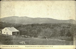 Ragged Mountains From Wilmot Center Postcard