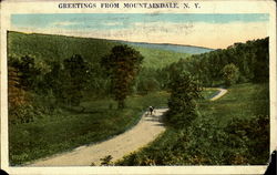 Greetings From Mountaindale Postcard