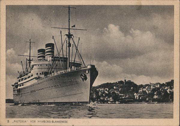 Pretoria vor Hamburg-Blankenese Germany