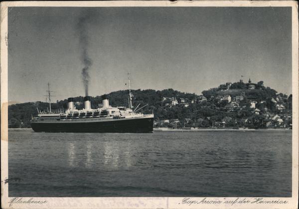 Blankenese - Cap Arcona auf der Heimreise Hamburg Germany