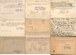 Lot of 18 Czech Postal Cards, 1931 Postcard