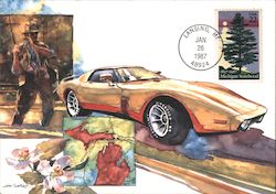 Michigan Statehood Postcard