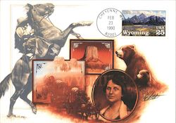 Wyoming Statehood Centennial Postcard