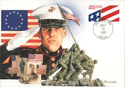 America's First Plastic Stamp Postcard