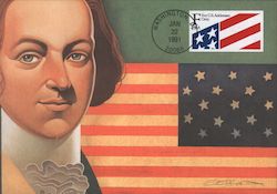 Plastic "F" Stamp Postcard