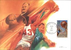 Basketball Centennial Maximum Cards Postcard Postcard Postcard