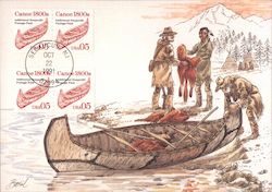 Canoe Postcard