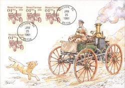 The Steam Carriage Postcard
