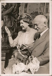 Edvard Beneš & Hana Benešová Postcard