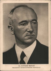 Dr. Edvard Beneš Postcard