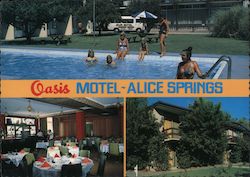 Oasis Motel Alice Springs, Australia Postcard Postcard Postcard