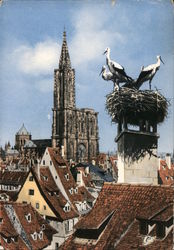 Cityscape Strasbourg, Germany Postcard Postcard Postcard