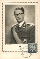 King Baudouin of Belgium Postcard