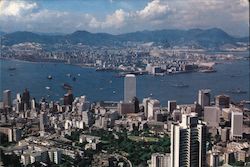 Hong Kong & Kowloon from the Peak China Postcard Postcard Postcard
