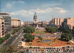 Buenos Aires - Congreso Square Postcard