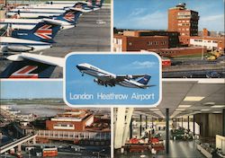 London Heathrow Airport Postcard