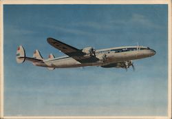 The L 1049 Lockheed Super Constellation in Flight, KLM Postcard