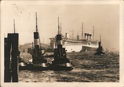 Hamburg - Hafen (the port) Postcard