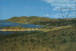 Power Lines, Kariba Dam Postcard