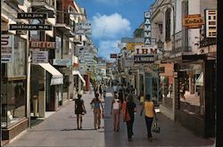 Calle San Miguel, Torremolinos - Costa del Sol Postcard