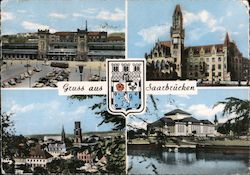 Gruss aus Saarbrücken Postcard