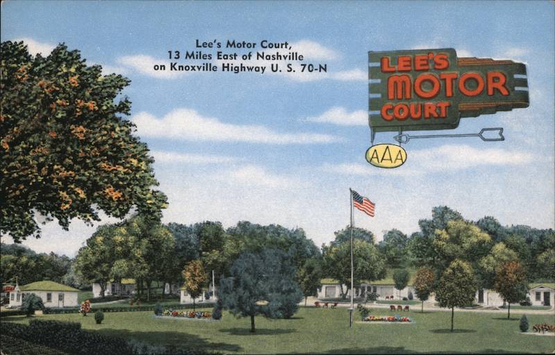 Lee's Motor Court Nashville Tennessee