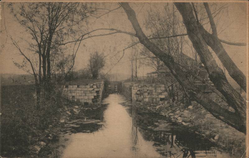 Old Canal Lock along Susquehanna River Montoursville Pennsylvania