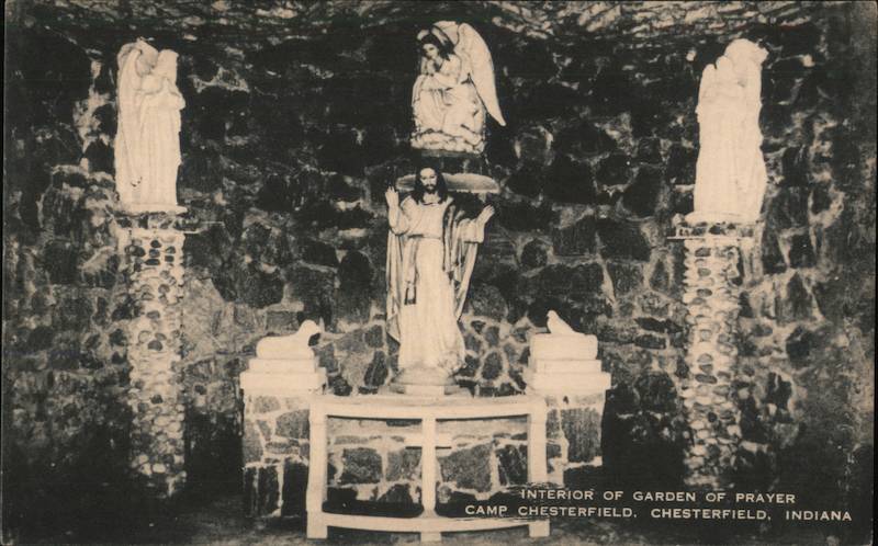 Interior of Garden of Prayer, Camp Chesterfield Indiana