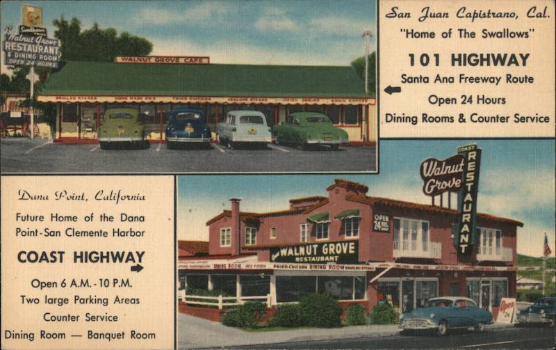 Walnut Grove Restaurant San Juan Capistrano California