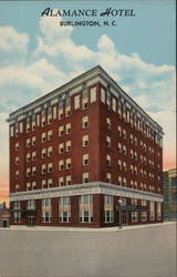 Alamance Hotel Burlington, NC Postcard Postcard Postcard